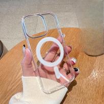 Applicable To IPhone16pm Apple 15 Transparent Acrylic 13 Wireless Charging 14 Protective Case Plus Apple 7G/8G Universal