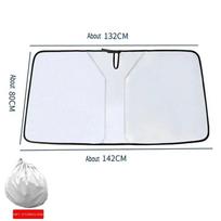 Car Windshield SunShade For Renault Kwid Kadjar Captur Megane Sandero Stepway Logan Clio 5 Sun Visor UV Protection Auto Parts