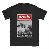 Classic Rock Band O-Oasis T-Shirt for Women Men Cotton T Shirt Y2K Short Sleeve Tee Shirt Summer Fashion Clothing Gift for Fans S juoda