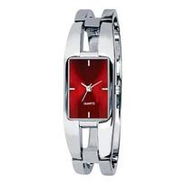 Women's Watch Rectangular Dial Skeleton Band Alloy Stainless Steel Watches Elegant Delicate Quartz Wristwatches Reloj De Mujer juoda