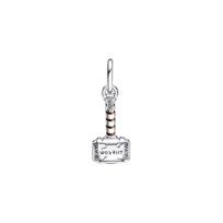 Pandora Keršytojai Thoro Plaktukas Pakabukas Unisex Papuošalas 790483C01 Box,F,Silver