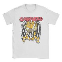 Casual Garfields Multiple Poses Doodles Frame T Shirt Unisex Cotton Short Sleeve Oneck Summer Top Tee S