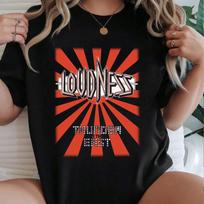 1985 Loudness Rytų Griaustinis Balti Marškinėliai 2XL