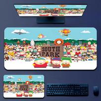 Cartoon S-South Cute P-Park Mousepad New Rubber Mouse Durable Desktop Mousepad Size For Game Keyboard Pad For Gamer Square 10x10cm