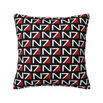 Custom Luxury Mass Effect N Cushion Cover xcm Velvet Alliance Military Video Game Pillow for Sofa Square Pillowcase Home 30x30cm 12x12in