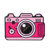 Retro Camera Enamel Pin Photo Machine Vintage Instant Camera Brooches Lapel Badge Jewelry Gifts for Photography Lover Friends