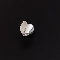 Women's Luxury Silver Metal Heart Shaped Hair Clip Hair Accessories Heart Side Clip Buckle Light Elegant Hair Decorations