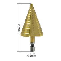 1Pc 5-35mm HSS High Speed Steel Step Drill Bit Ideal For Wood & Metal Drilling Industrial Reamer Tool Accessories