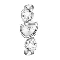 High-Value Fashion Women'S Watch, Light Luxury Crystal With Diamonds, High-Value Niche Irregular Gift Bracelet Watch
