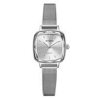Light Luxury Fashion Women'S Watch, Small Square Case Mesh Belt Retro Wind Quartz Watch 571