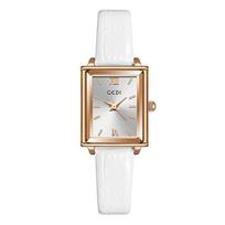 Fashion Niche Light Luxury Small Square Plate Women'S Exquisite Green Belt Quartz Waterproof Watch