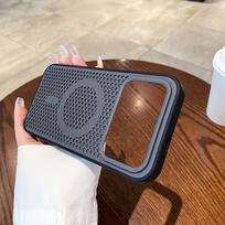 Applicable to Redmi K90Promax honeycomb hole mobile phone case Turbo5Max skin-sensitive magnetic suction Xiaomi 17 two-color heat dissipation redmi k90