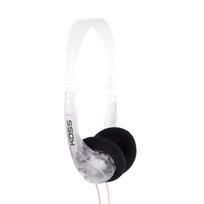 Koss Clear Transparent 80s Retro CL/2 On-Ear Headphones, Style, Look, Lightweight, 3.5mm Jack, 6-Foot Cord.