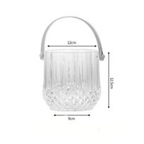 Transparent Wine Chilling Bucket With Handle Beverage Chilling Tub Champagne Ice Bucket  Summer juoda