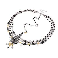 Lolita Baroque Headwear Necklace Luxury Gothic Headpiece Necklace Ethnic Style Jewelry  Girls/Women