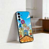 Cartoon A-American Dad Phone Case For Samsung S25,S24,S21,S22,S23,S30,Ultra,S20,Plus,Fe,Lite Black Shell Samsung S205G
