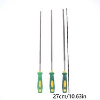 3Pcs/set Chainsaw Sharpening File Kit, 4.0mm 4.8mm 5.5mm Round High Carbon Steel File For Saw Chain Woodworking Tools Parts
