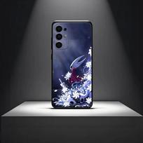 S-Silksong H-Hollow Knight   Telefono dėklas Samsung S 25,24,23,22,30,21,10,9,Ultra,Plus,Lite,FE,4,5 G Minkštas juodas dėklas Samsung S21fe gray