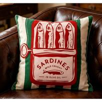 Coastalcharm Sardine Can Maple Design Cushion Cover Happy Autumn Harvest Decor Holiday Decorati Pillow Cover Peach skin 18*18(CM)-1Pcs