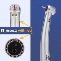 Dental Air Turbine AI-M600LG Stardard Head Self Generator High Speed Connect With 2/4 Holes Dental Chair