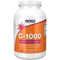 Now Foods Vitaminas C 1000 mg su bioflavonoidais ir rutinu – 500 kapsulių