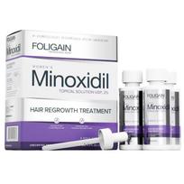 „Foligain Woman“ 2 % minoksidilio plaukų atauginimo priemonė – 3 x 60 ml