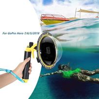 Kupolo prievadas, skirtas GoPro vandeniui atsparus korpuso dėklas, skirtas GoPro Hero 5 6 7 povandeninis apsauginis nardymas Dome GoPro objektyvo priedai