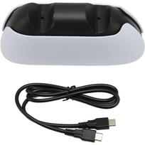 For PS5 Controller Charger Dual Controller Charging Stand with LED Indicator GTO Package:7.2*6.5*19.5cm balta/juoda
