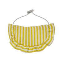 Pet Collar Fashionable Striped Pet Bib Scarf Adjustable Comfortable Dogs Cats Saliva Towel Pet Supplies geltona