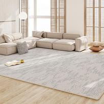 2024 Modern Luxury Waterproof Living Room Carpet - Easy-Care Coffee Table Rug 60x160cm Upgraded Silicone Bottom Circle Velvet