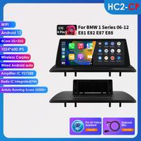 Hizpo 10.25 AI Carplay Android 13 Autoradio For BMW 1 Series E81 E82 E87 E88 CCC CIC No screen multimedia 2din Car radio GPS Stereo Intelligent RDS HC2 2G 32G AI