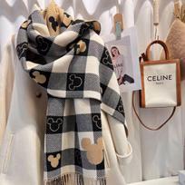 Luxury Winter Cashmere Scarf Women  Design Warm Pashmina Long Tassel Scarves Female Print Shawl Thick Foulard Bufanda