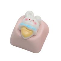 Handmade 3D Cartoon Resin Keycaps For Mechanical Keyboards Theme Optional Enhances Typing Design