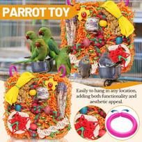 Parrot Toys Bird Supplies One Size balta