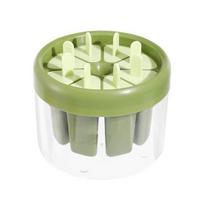 Ice Pop Mold BPA-Free Plastic Popsicle Maker for Homemade Treats Easy-Release Chocolate Ice Cream Pudding Molds Fun Summer Kitchen Tool for Kids žalia