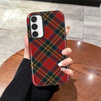Phone Case for Samsung Galaxy S25 A26 A56 S24 Ultra S23 S25Ultra S20 FE A16 S23Ultra A36 Soft Cover Capa Fashion Grid Retro Galaxy A26 5G