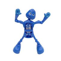 Dancing Robot Adorable Wind-Up Dancing Toy Joyful Educational Entertaining Clockwork Toy Gift for Kids mėlyna