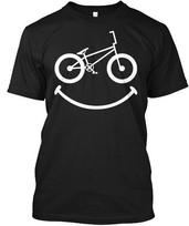 Bmx Smile Funny Love Bike Rider Gift T-Shirt Made in the USA Size S to 5XL XXXXL