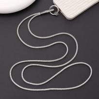 Luxury Polyester Rhinestone Phone Lanyard & Case with Glitter Crystal Anti-Loss Hanging Strap Keychain