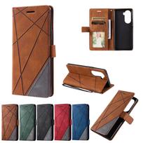 Luxury TPU+PU Flip Wallet Phone Case for iPhone 16 15 14 13 12 11 & for Samsung Fashionable Leather Mobile Phone Accessory For iPhone 13 Mini&Case & Strap&Wooden Box