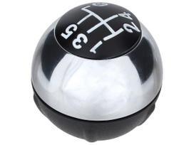 Fiat 500 2007- Gear Shift Knob Chrome + Black 5 Speed