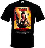 HOT SHOTS 2 ver.1 Movie Poster T-shirt Black all sizes L