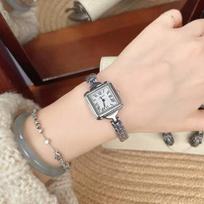 Steel Belt Light Luxury Gold Women'S Niche Ancient Roman Compound Square Watch Women'S Quartz Watch Bracelet