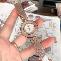 Fashion Light Luxury Women'S Watch Transparent Rhinestone Fashion Personality Niche With Watch Female Style