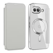 Suitable for Google Pixel10 magnetic mobile phone case pixel9pro XL business clamshell leather case explosion PIXEL 7A