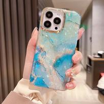 Luxury New Marble Shell Pattern Cell Phone Cover Shockproof Mobile Phone Case for iPhone 11 12 13 14 Plus 15 16 Pro Max 17 Air Opp Bag&for iPhone 11