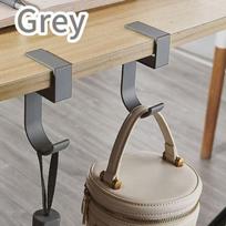 Adjustable Double Hook Desk Edge Gaming Headset Hook Student Backpack Storage Hanging Hook Punch-free Home Organizer Accessories 1pcs