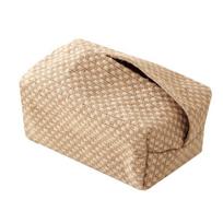 Fashion Linen-cotton Tissue Case Japanese-Style Vintage Napkin Holder Large Capacity Tissue Boxes Container Living Room