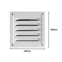 Aluminum Alloy Air Vent Grille Heating Cooling Vents Plate Exhaust Outlet Window Square Vent 100/150/200/250/300/400mm