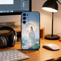 Avalokiteshvara Phone Case For Samsung S25,S24,S21,S22,S23,S30,Ultra,S20,Plus,Fe,Lite,Note,10,Black Cover Samsung S235G